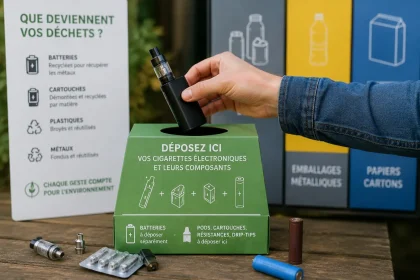 Recycler correctement les cigarettes électroniques et leurs composants